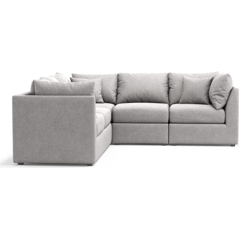 the pitt gray sectional   