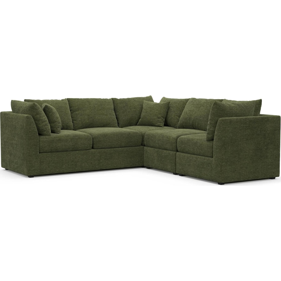 the pitt green sectional   