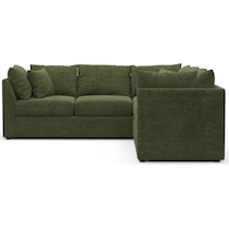 the pitt green sectional   