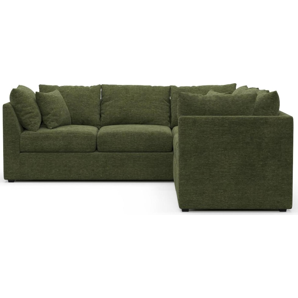 the pitt green sectional   