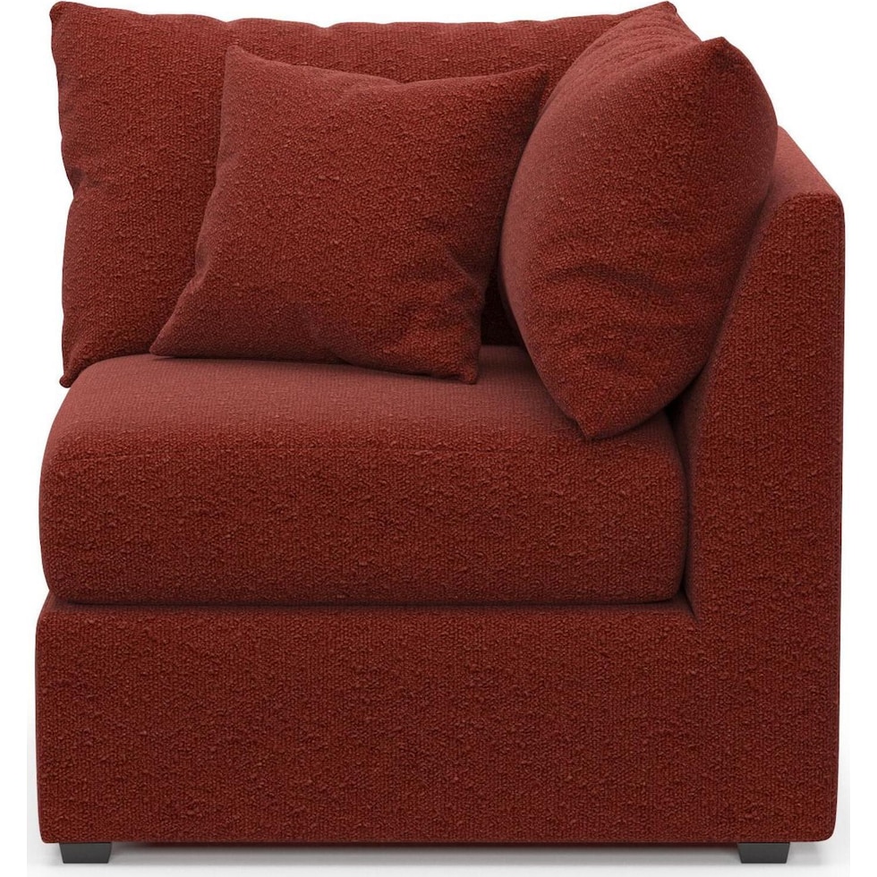 the pitt red corner chair   