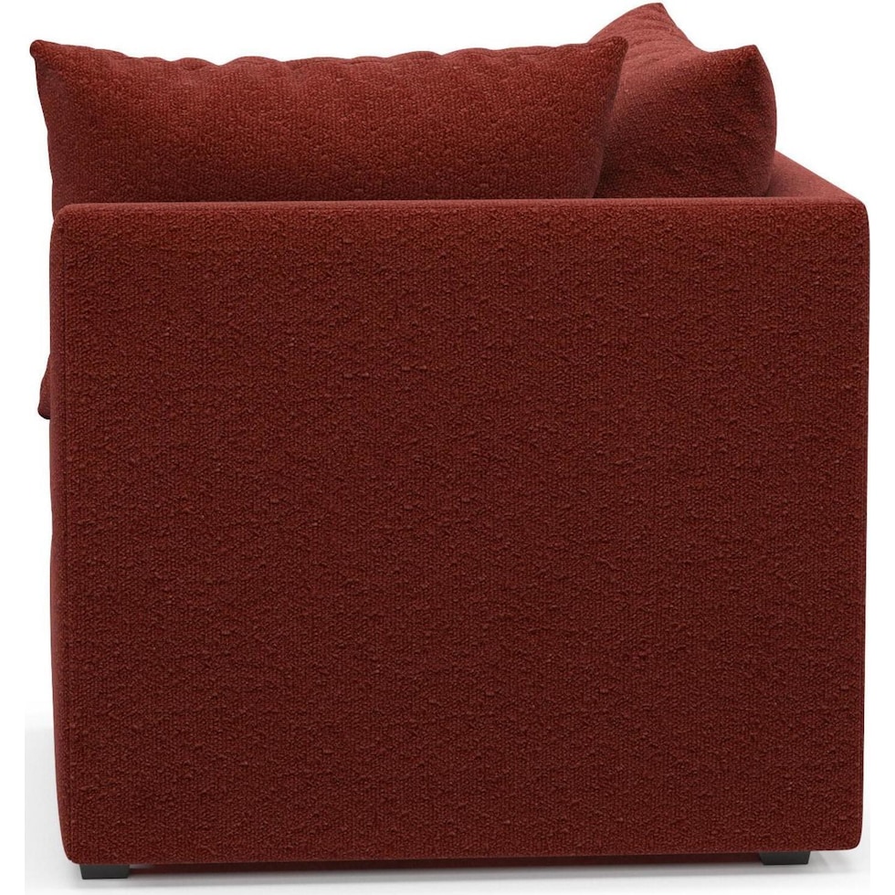 the pitt red corner chair   