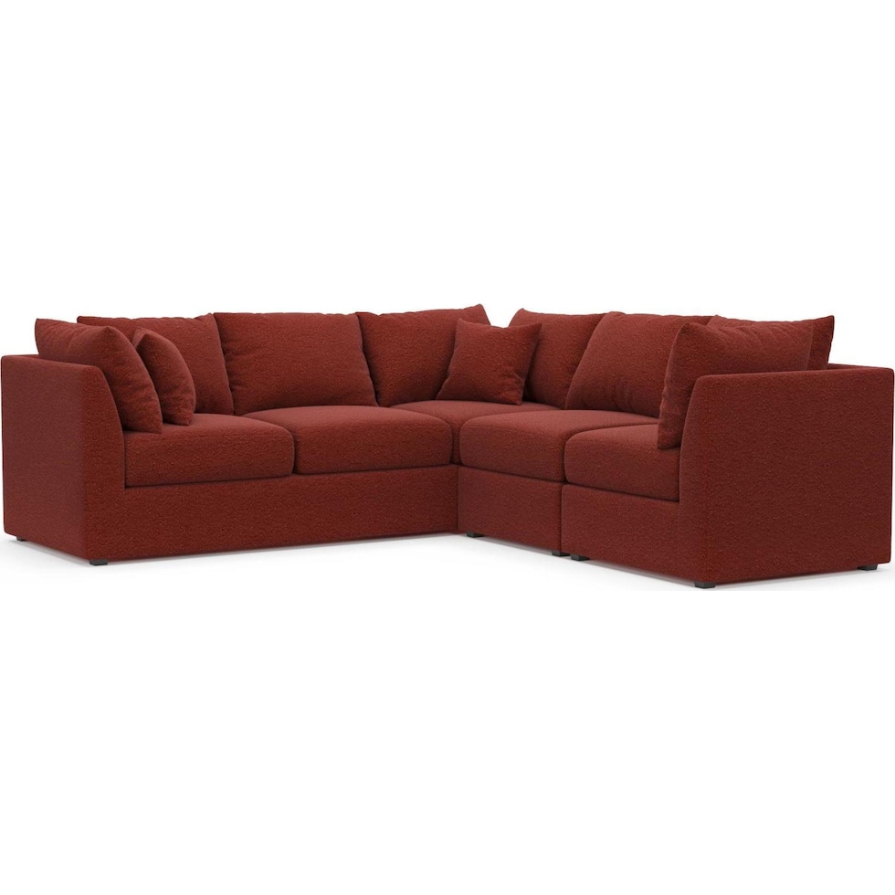 the pitt red sectional   
