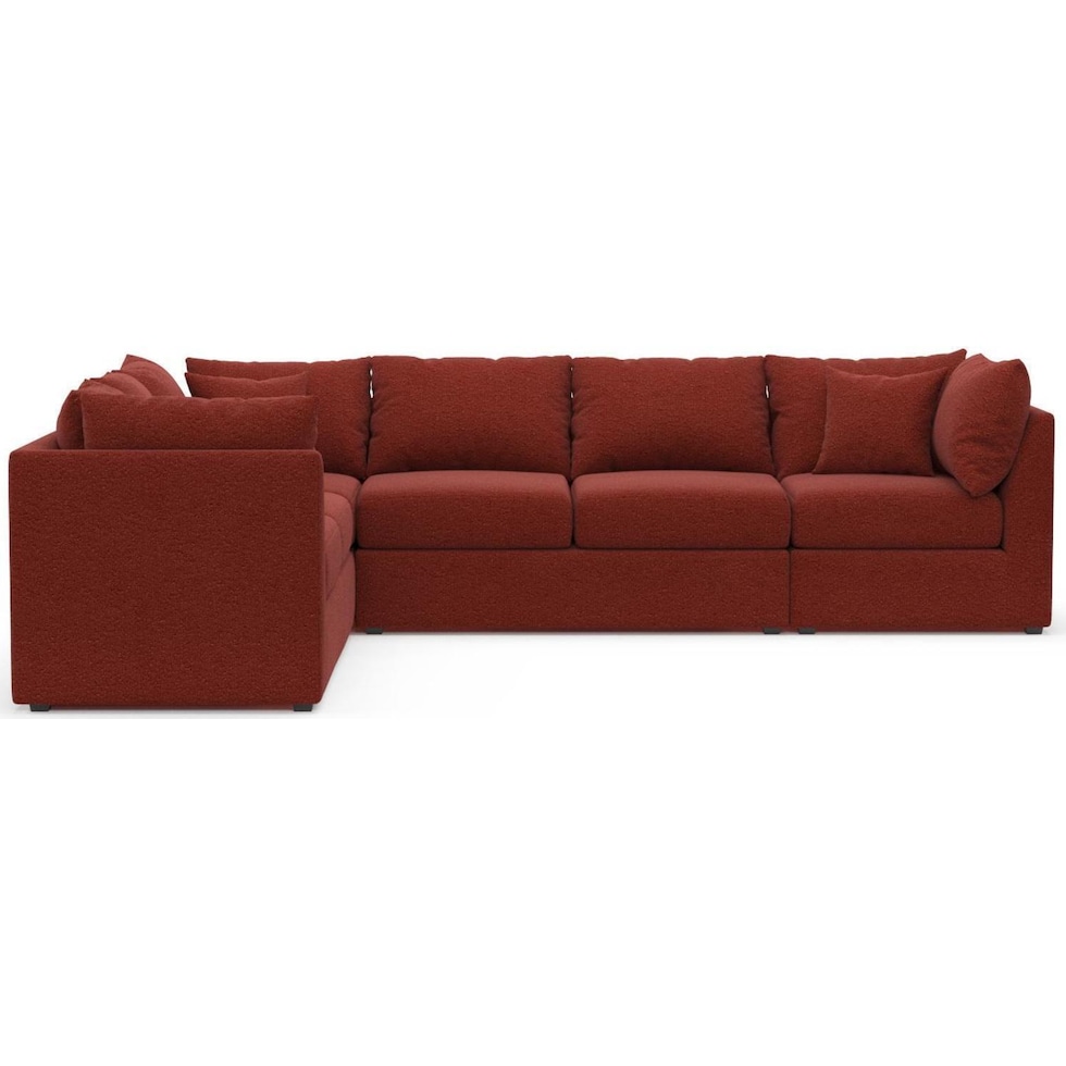 the pitt red sectional   