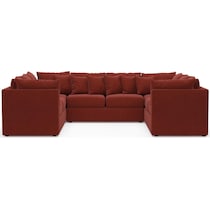 the pitt red sectional   