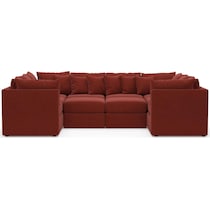 the pitt red sectional   