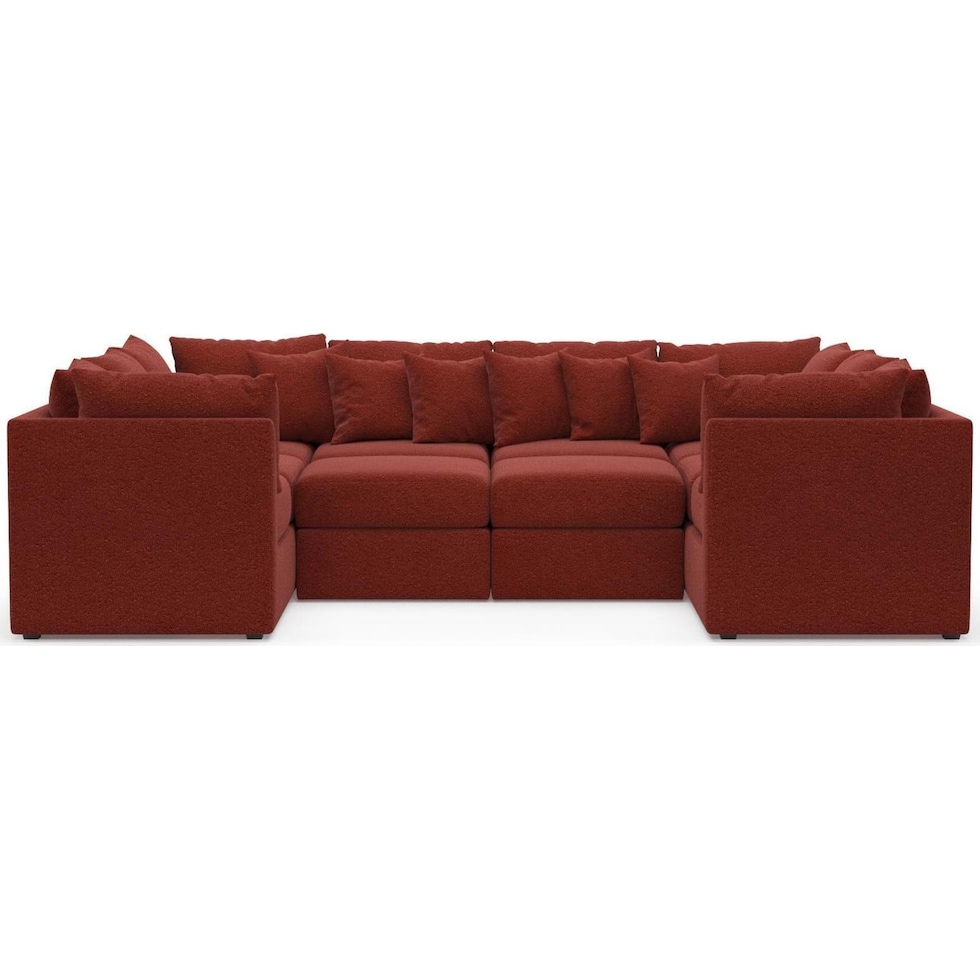 the pitt red sectional   