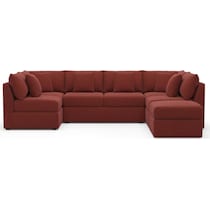 the pitt red sectional   