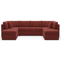 the pitt red sectional   