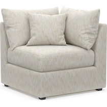 the pitt white corner chair   