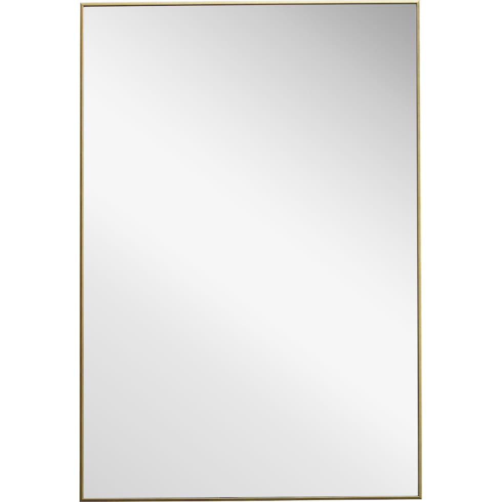 thebes gold mirror   
