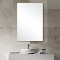 thebes gold mirror   