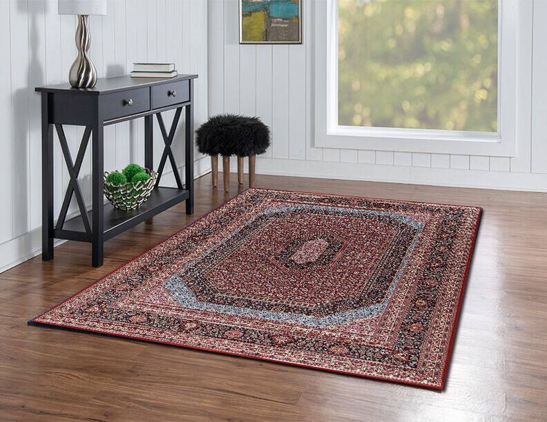Theilson 5 X 7 Area Rug Red/Blue Value City Furniture
