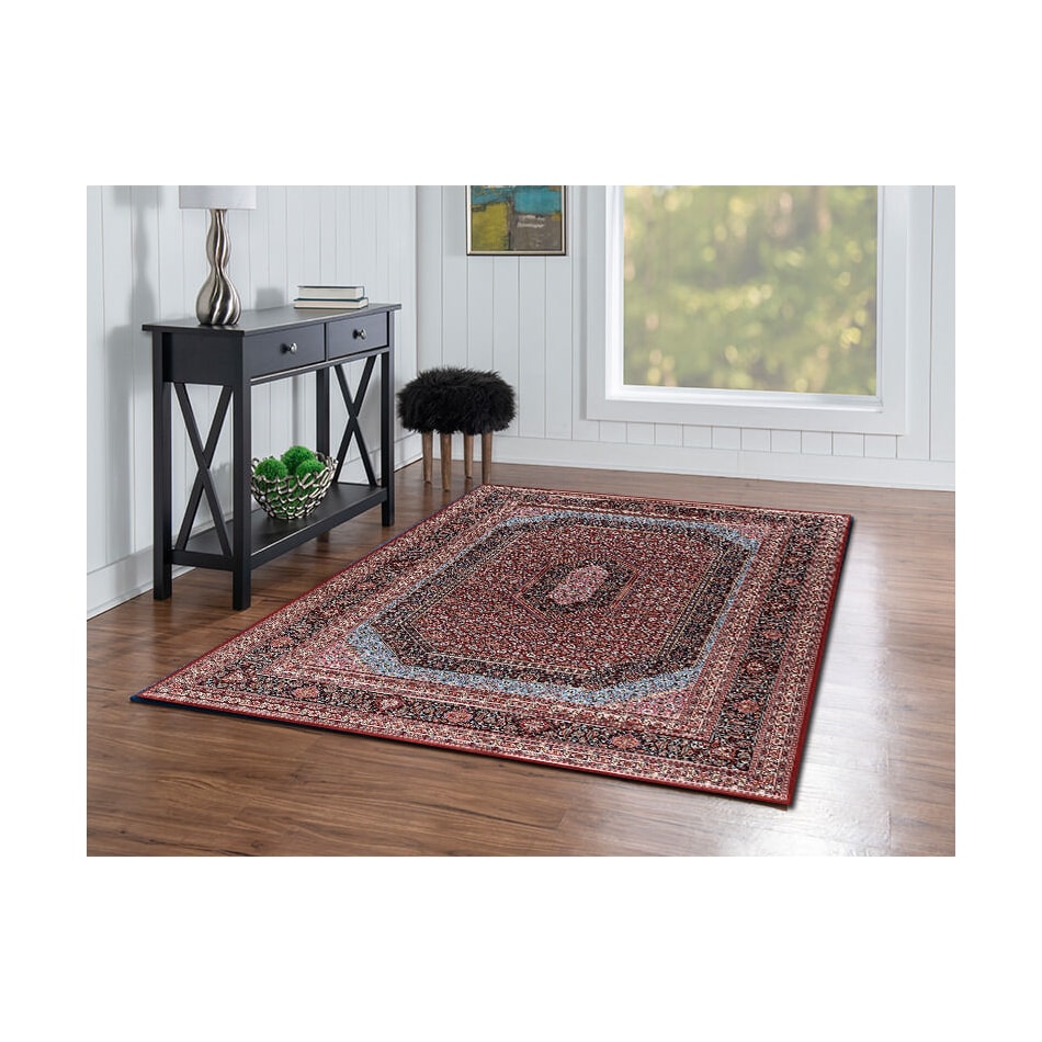 theilson red area rug  x    