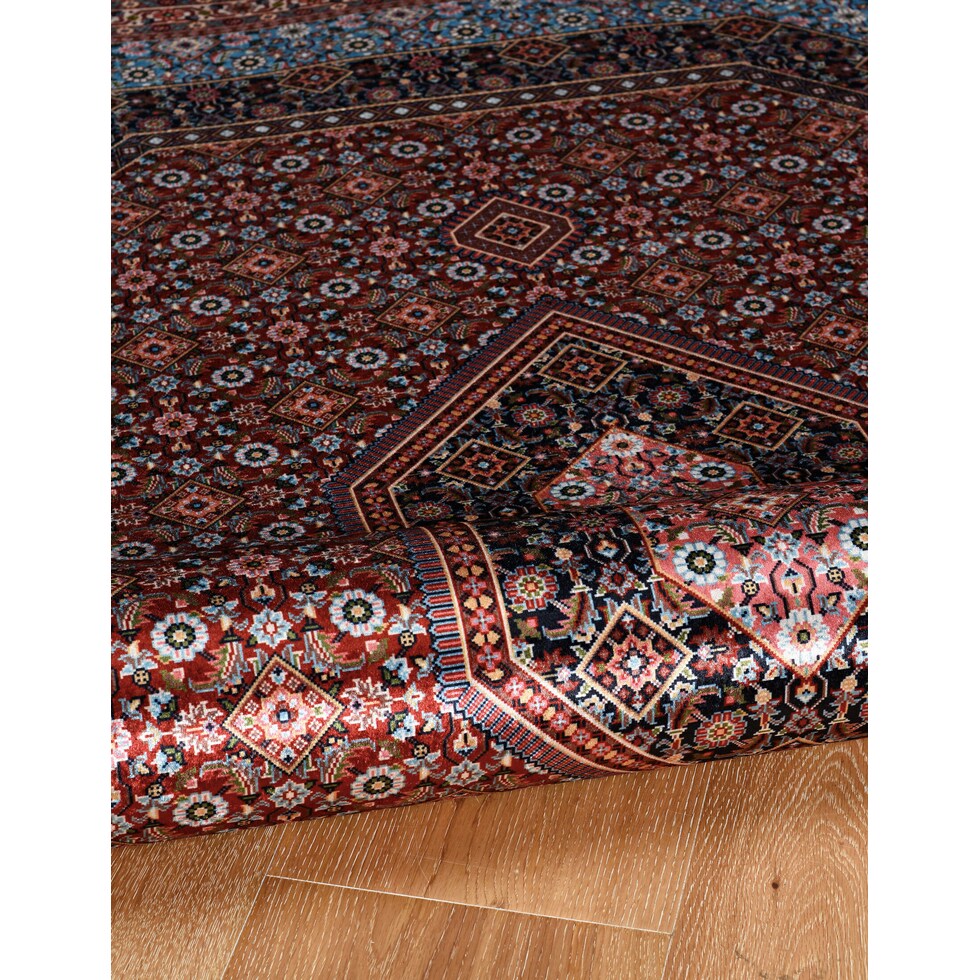 theilson red area rug  x    