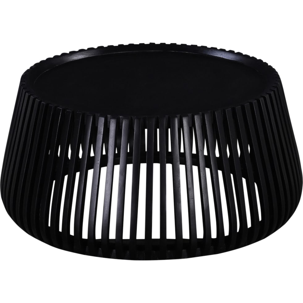 thelma black coffee table   