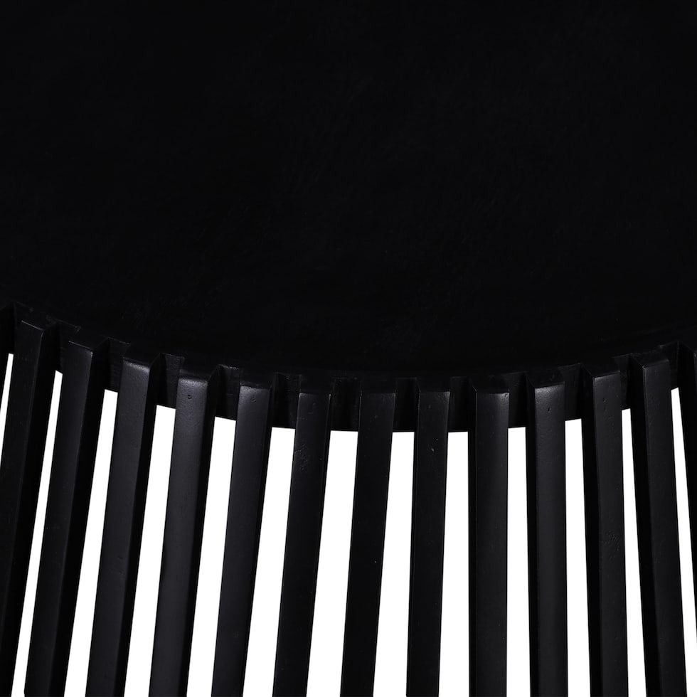 thelma black coffee table   