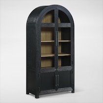 theo black display cabinet   