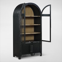 theo black display cabinet   