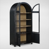 theo black display cabinet   