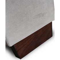 theron gray queen bed   