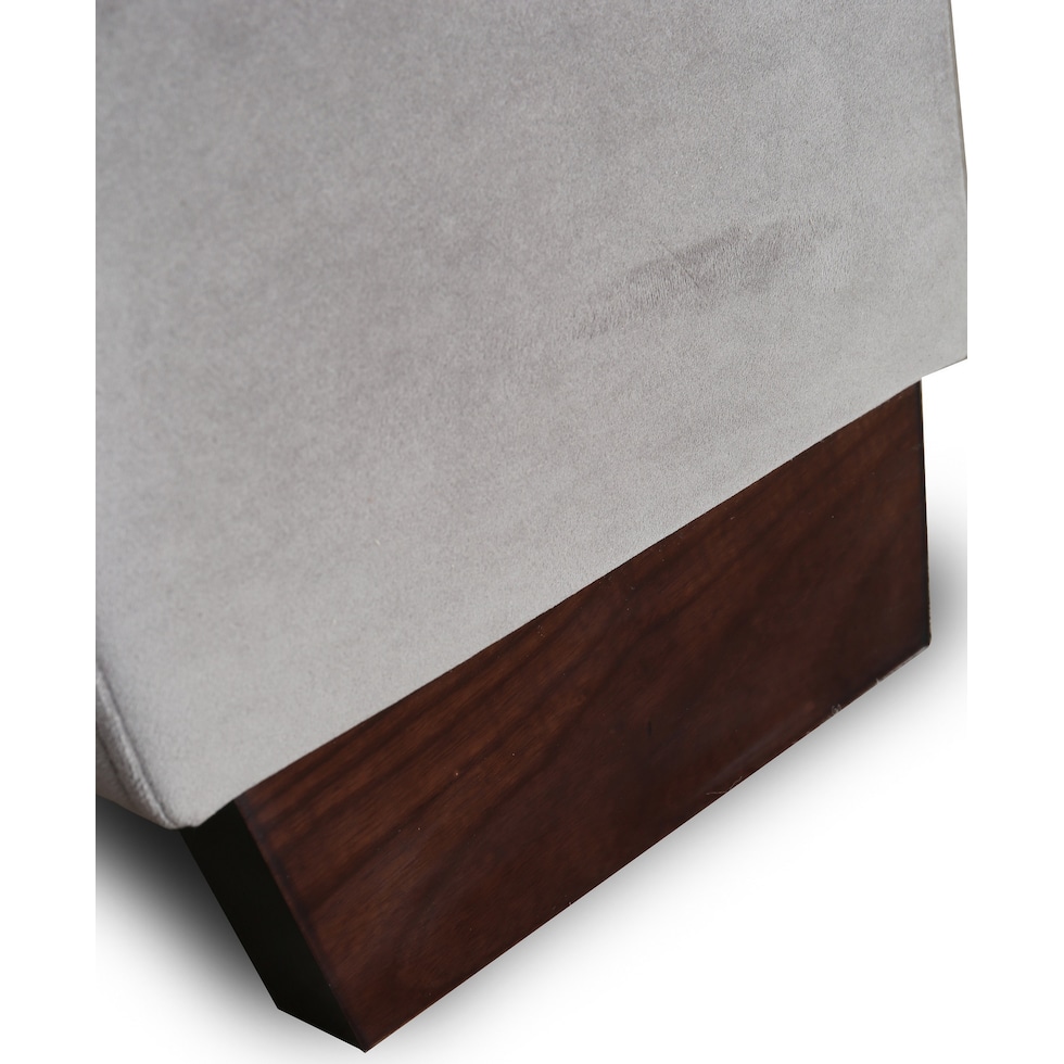 theron gray queen bed   
