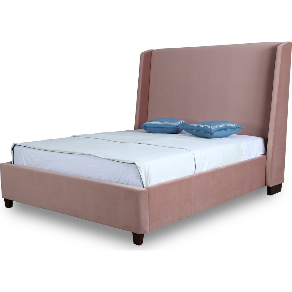 theron pink full bed   