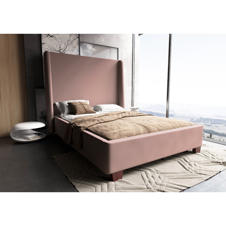 theron pink full bed   
