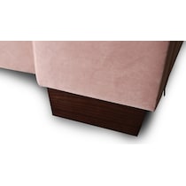 theron pink queen bed   