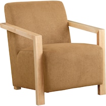 thomas yellow accent chair   