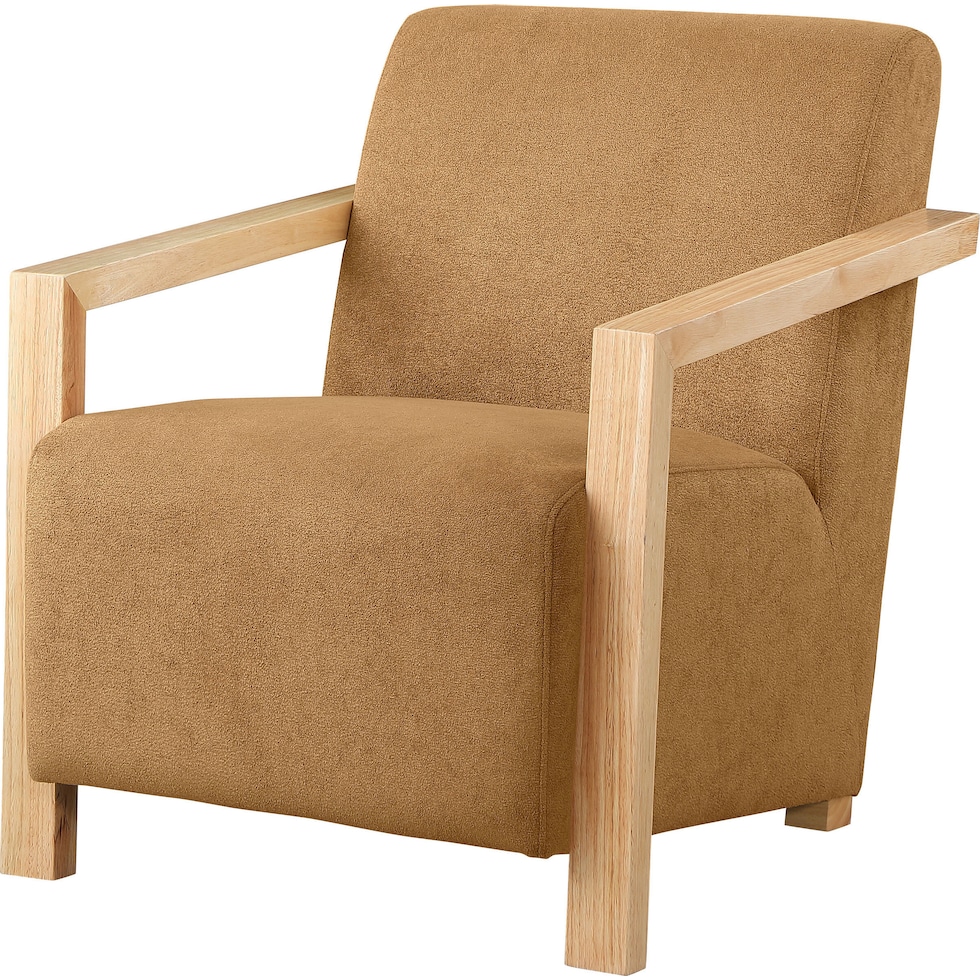 thomas yellow accent chair   
