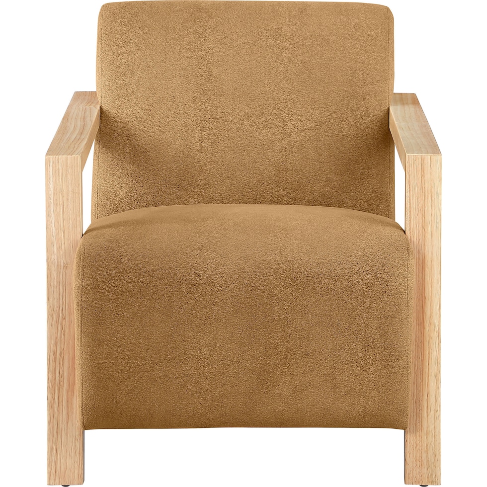 thomas yellow accent chair   
