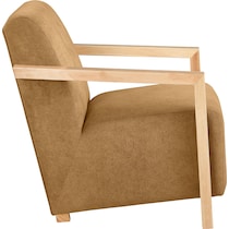 thomas yellow accent chair   