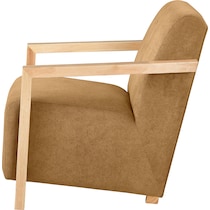 thomas yellow accent chair   