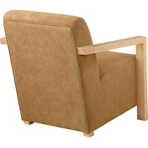 thomas yellow accent chair   