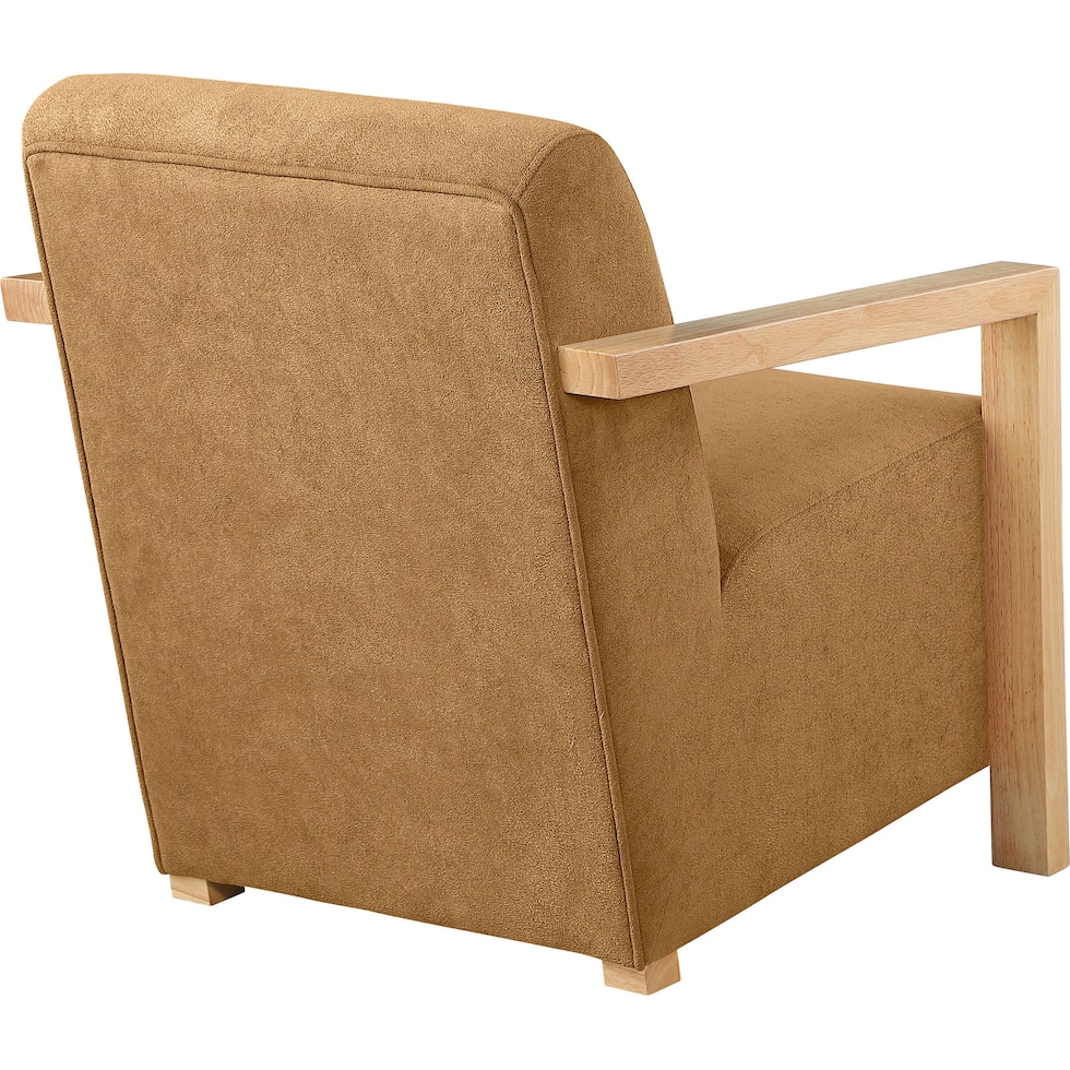 thomas yellow accent chair   