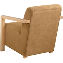 thomas yellow accent chair   