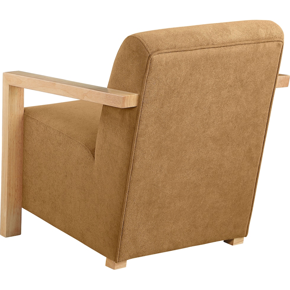 thomas yellow accent chair   