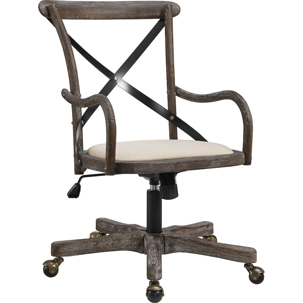 thomason gray office chair   