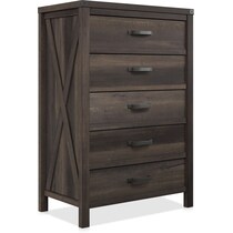 thompson dark brown chest   
