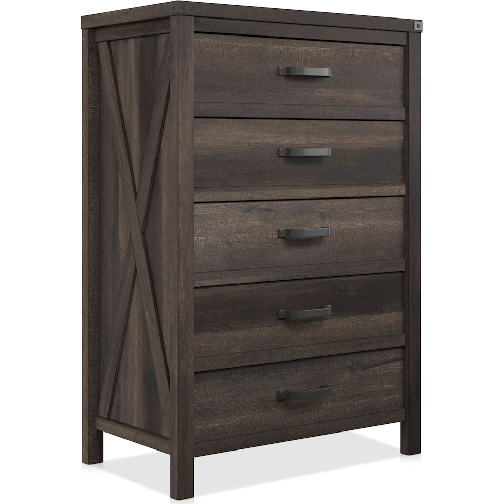 thompson dark brown chest   