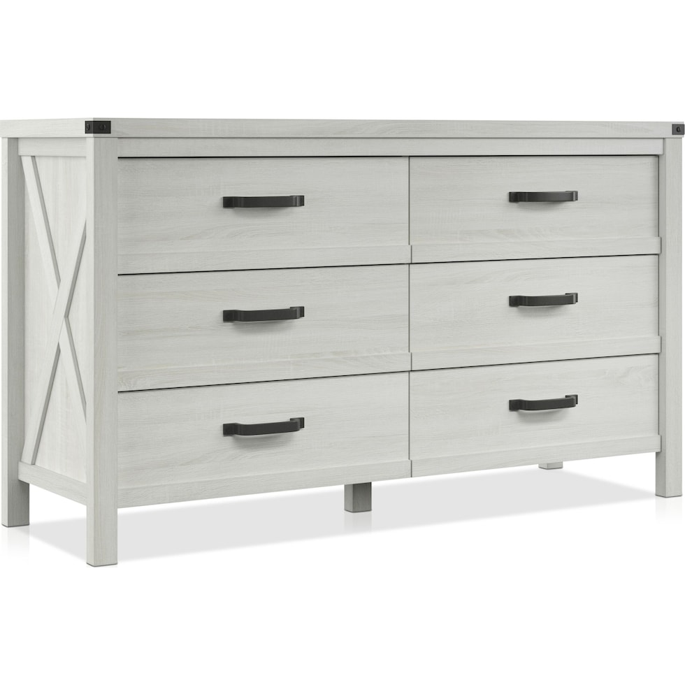 thompson white dresser   