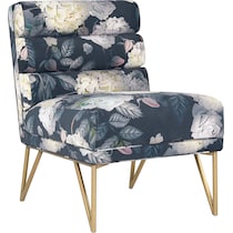 tiana blue accent chair   