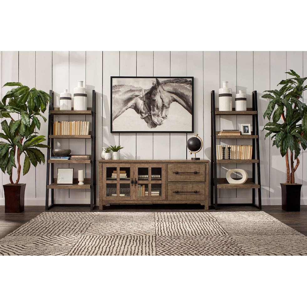 tiburon gray tv stand   