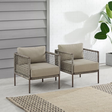 Tidal Bay Set of 2 Outdoor Chairs