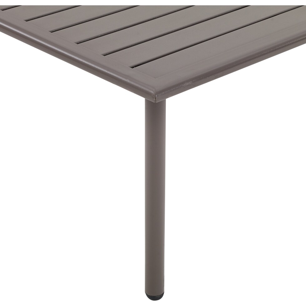tidal bay light brown outdoor coffee table   