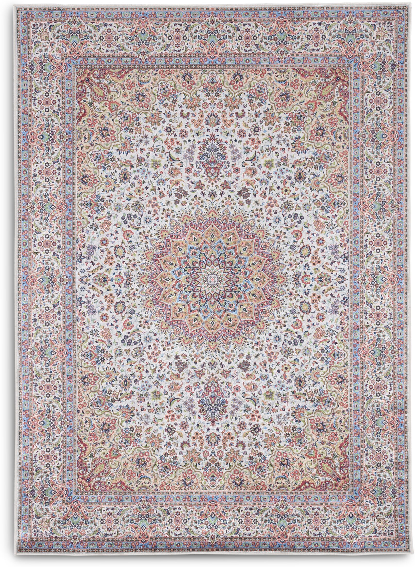 Tiede Area Rug Ivory/Blue Value City Furniture