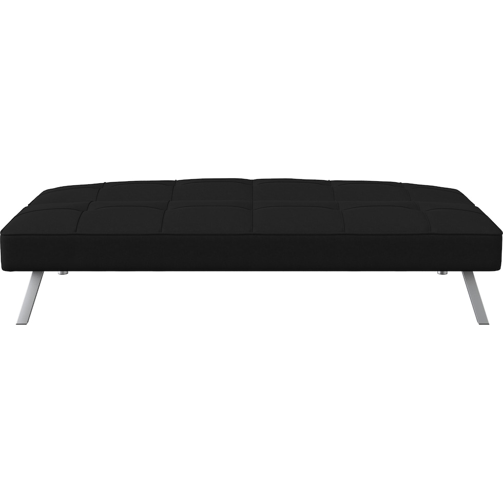 tiegan black futon   