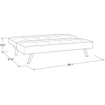 tiegan gray futon   