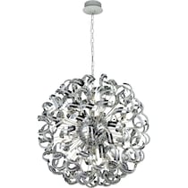 tiffany silver chandelier   